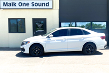 2022 VW Jetta with professional window tint in North Bay